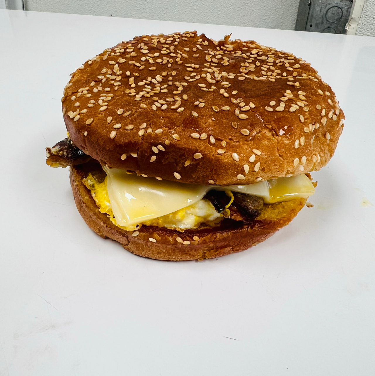 Sausage & Egg Sandwich.