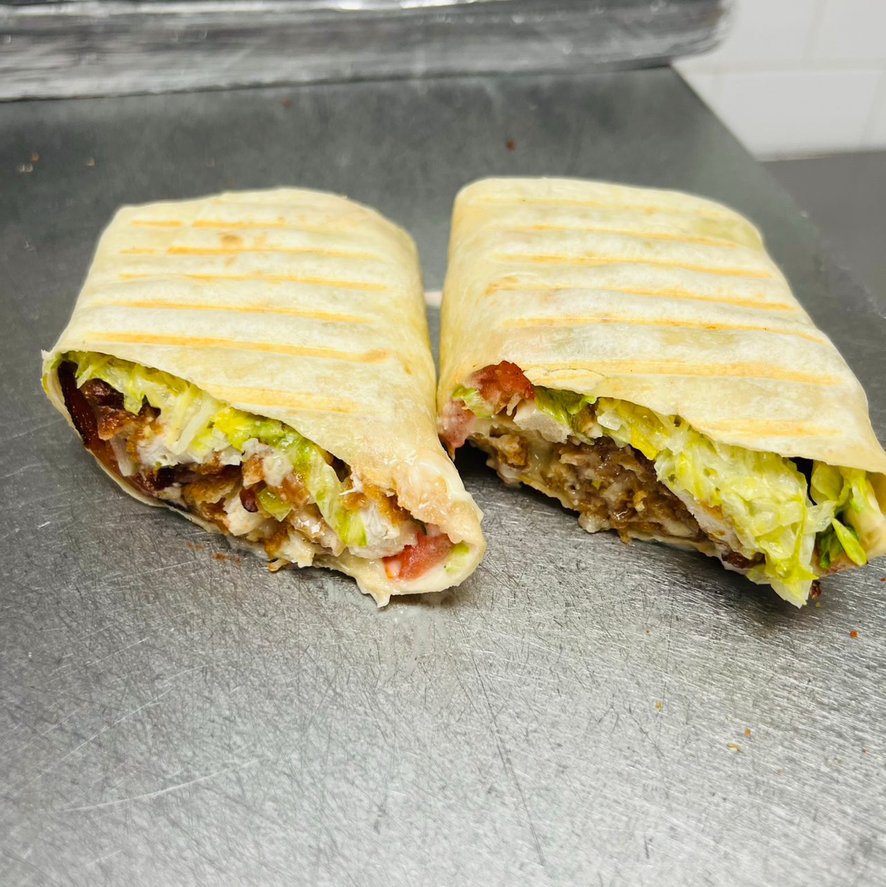 Chicken Ranch BLT Wrap.