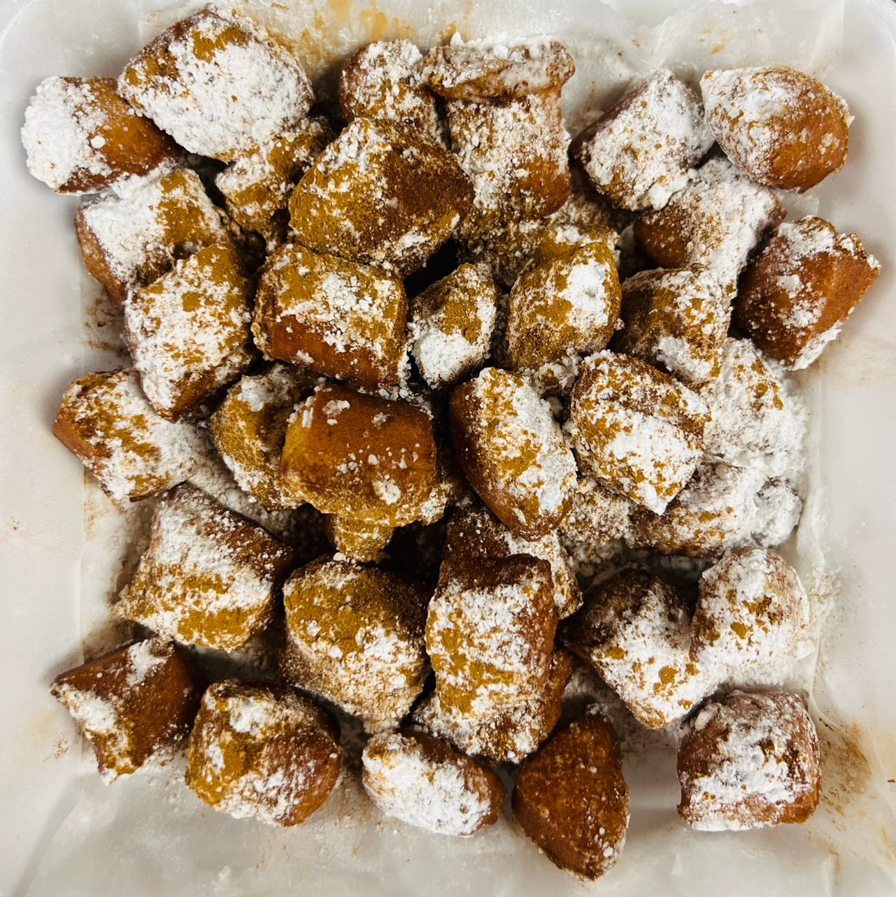 Fried Dough With Cinnamon & Sugar.