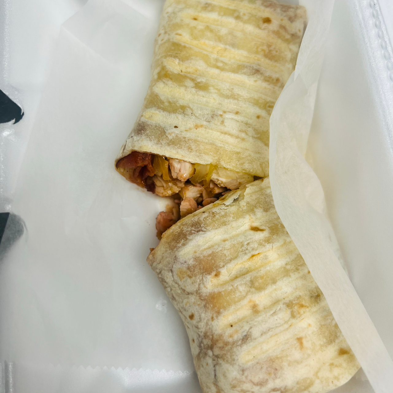 Patriots Chicken Wrap.