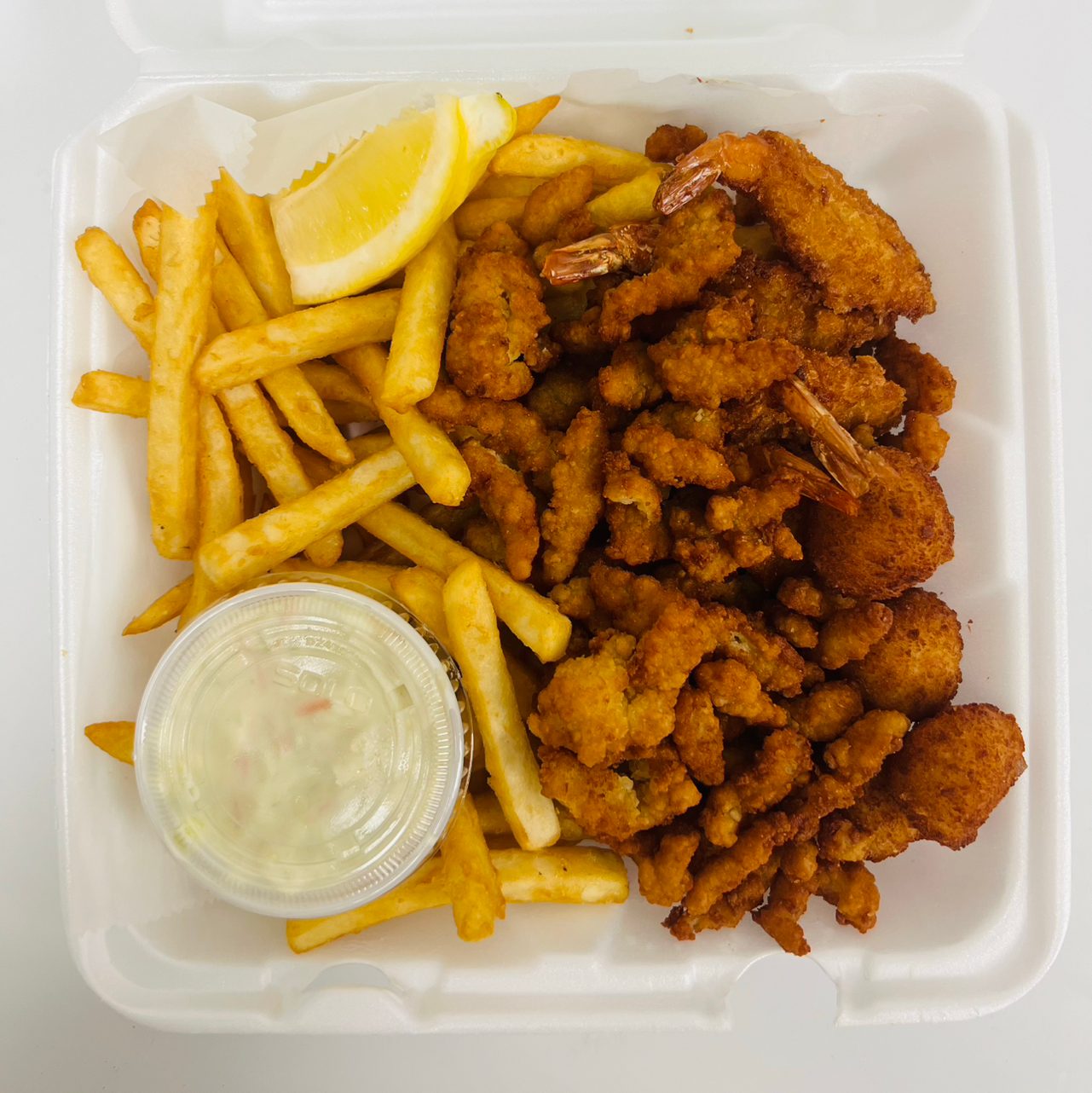 Seafood Combo Platter.