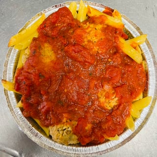 Pasta with Meatballs & Sausage