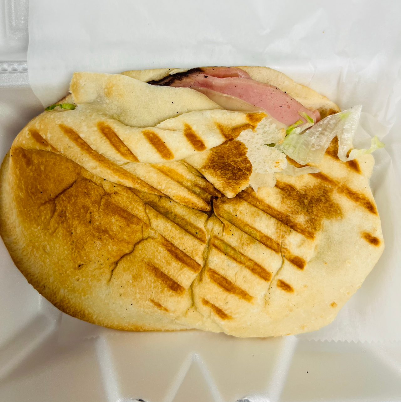 Ham & Cheese Pita.
