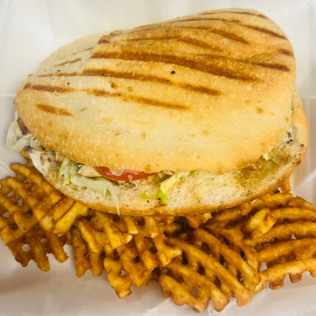 Southern Chicken Gourmet Pita.