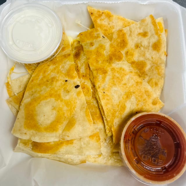 Cheese Quesadilla.