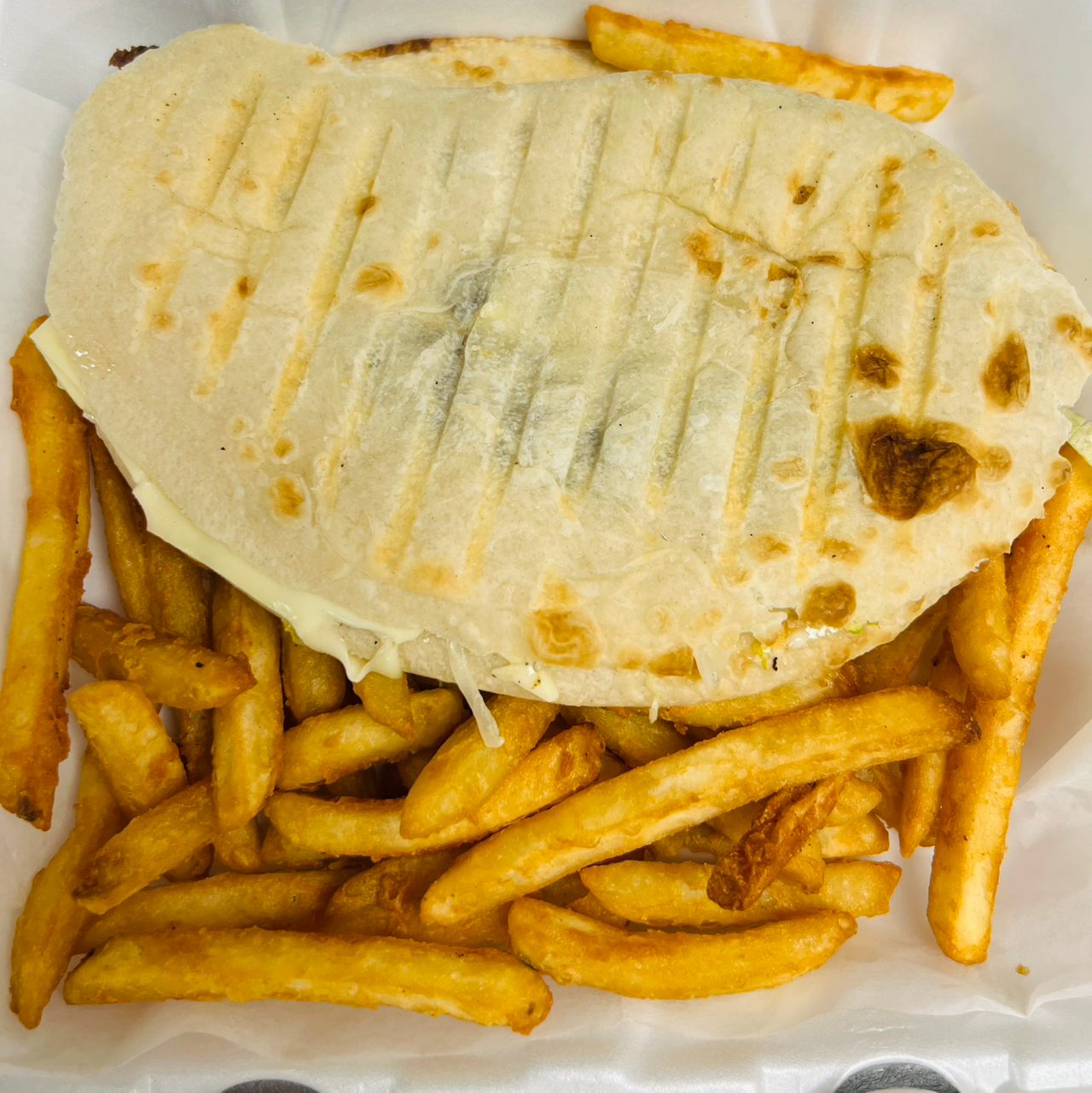 Chicken Bomb Gourmet Pita.