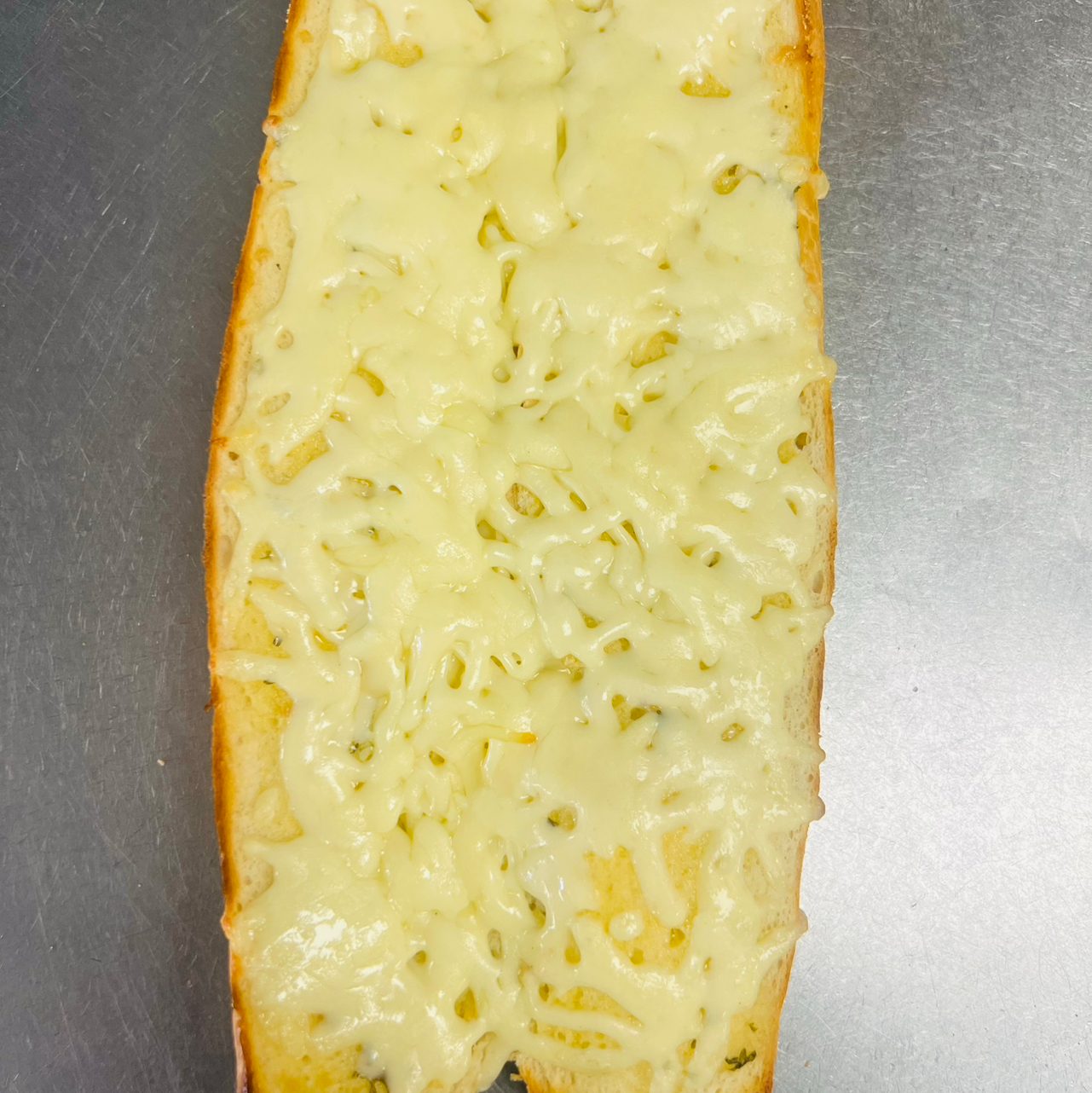 Garlic Bread With Mozzarella.