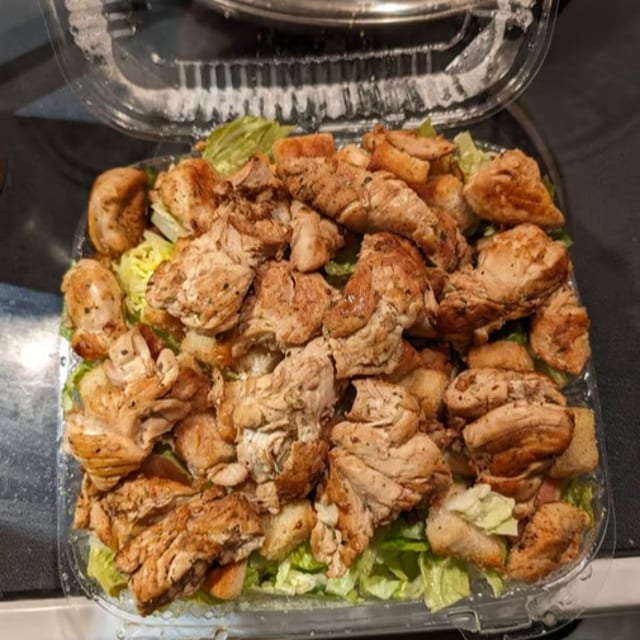 Chicken Caesar Salad.