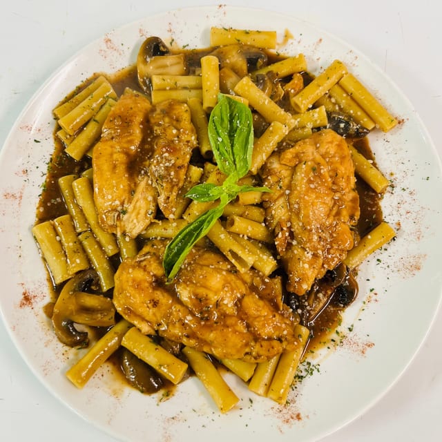 Chicken Marsala.