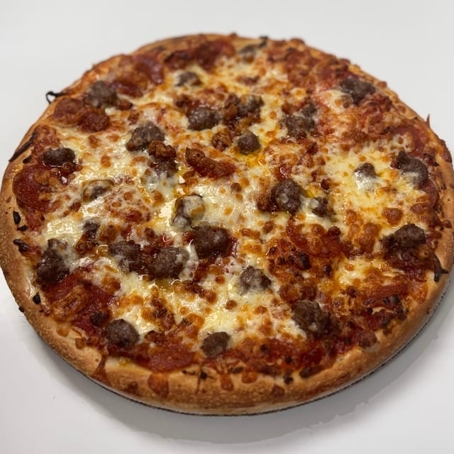 Three Toppings Pizza.
