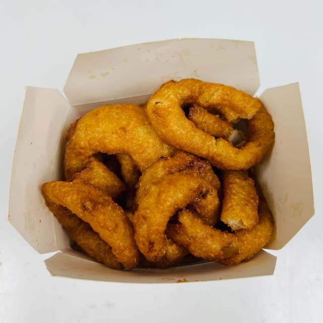 Beer Battered Onion Rings.