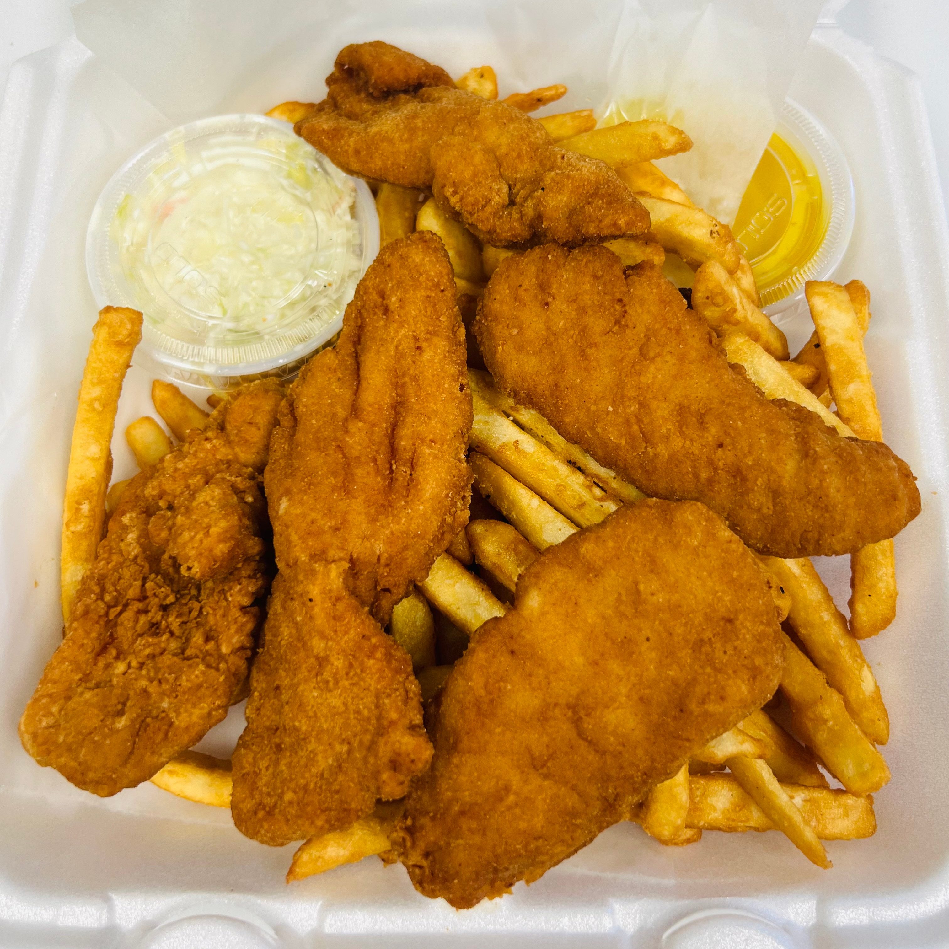 Chicken Tenders Dinner.