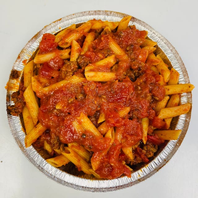 Pasta with Meat Sauce.