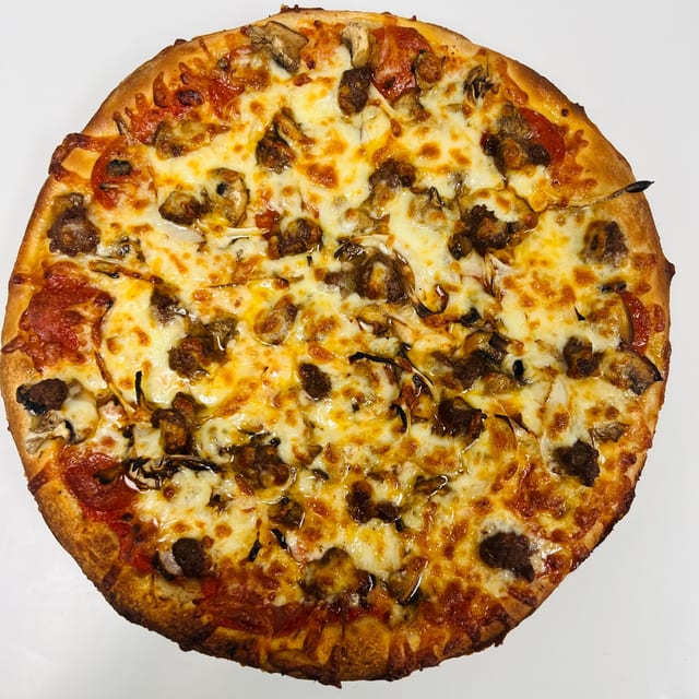 Four Toppings Pizza.