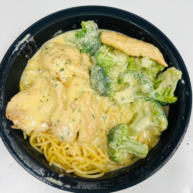 Chicken & Broccoli Alfredo.