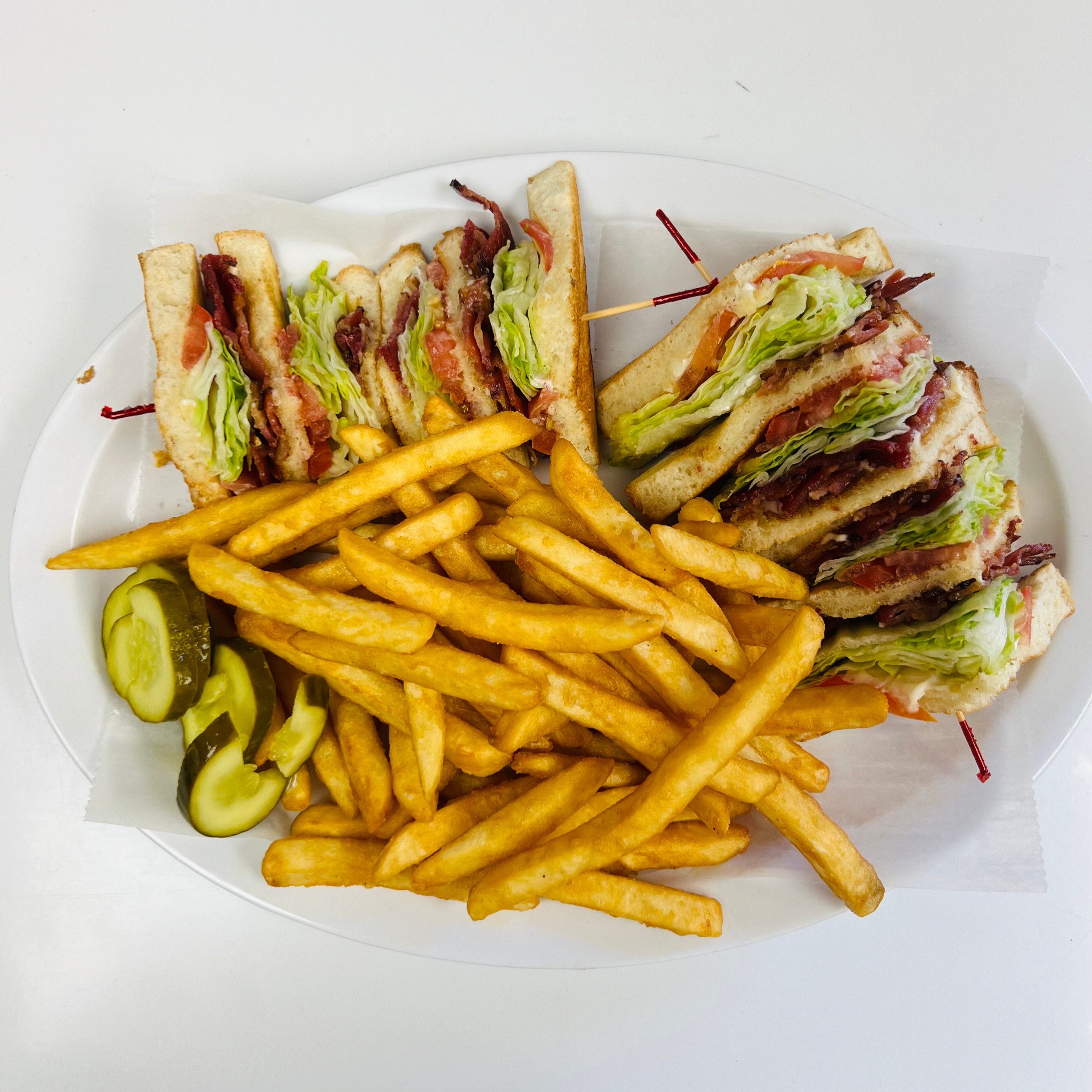 BLT Club Sandwich.