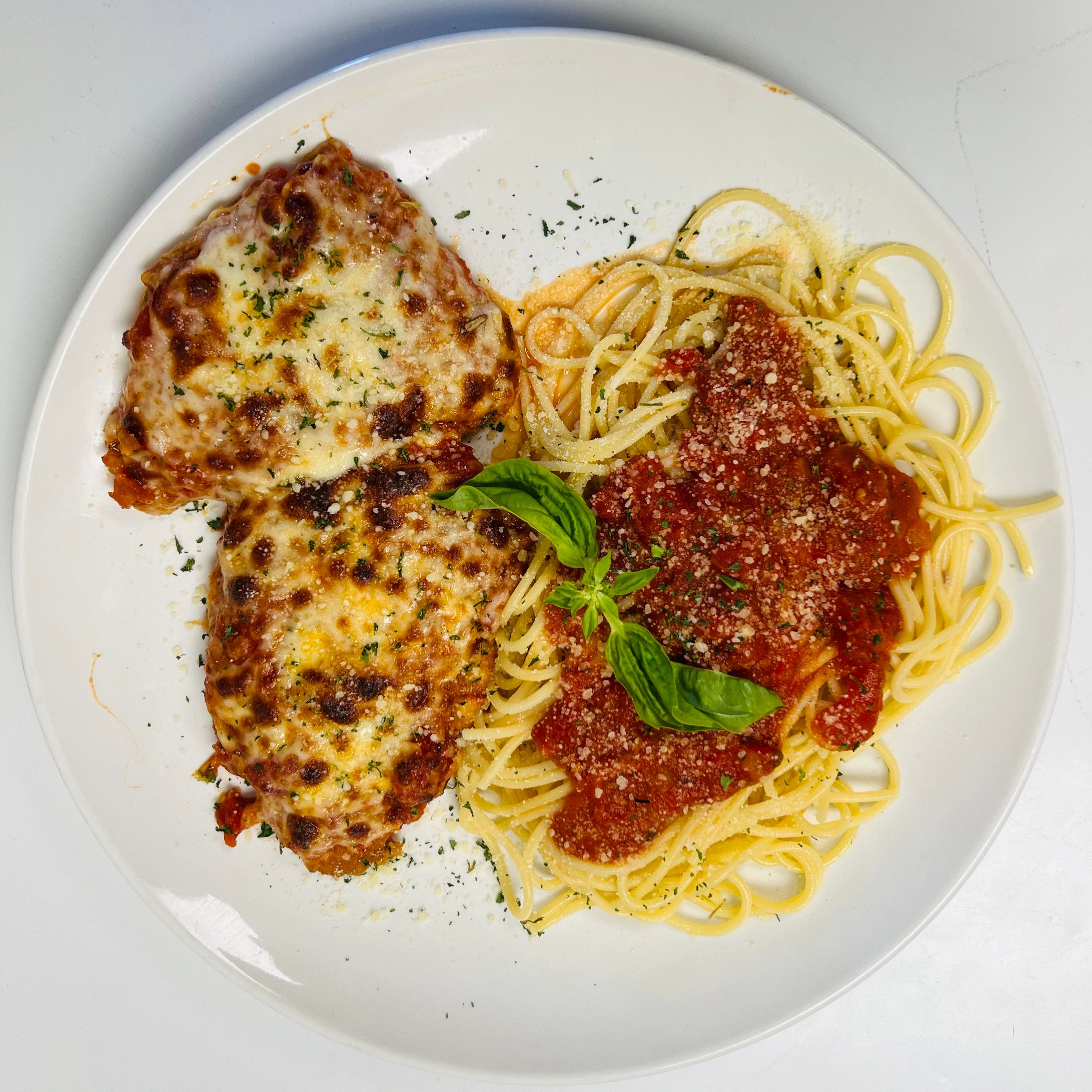 Chicken Parmigiana.
