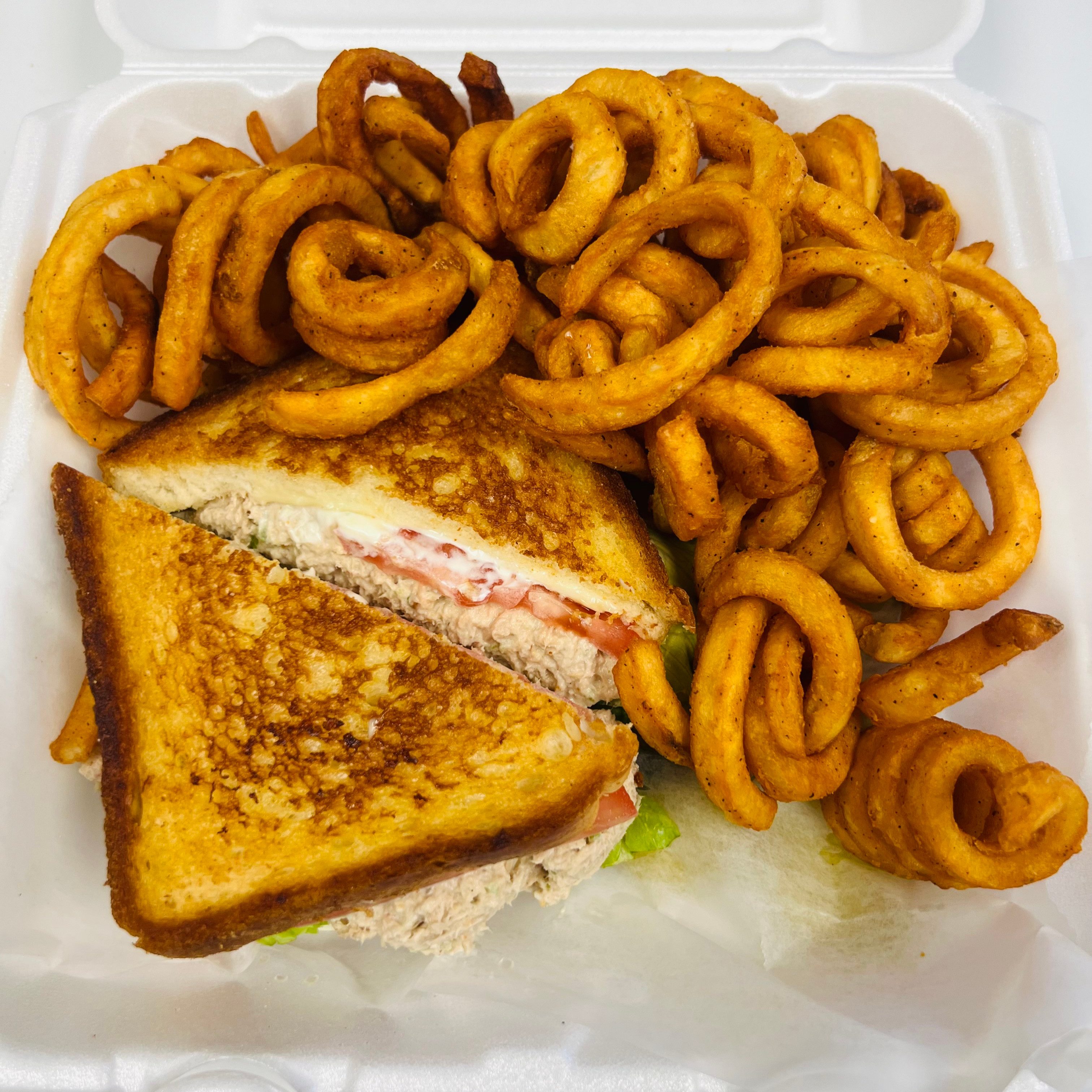 Tuna Melt Sandwich.