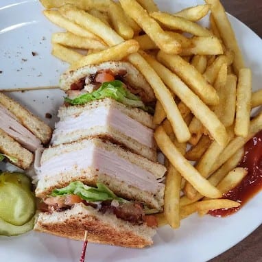 Turkey Club Sandwich.
