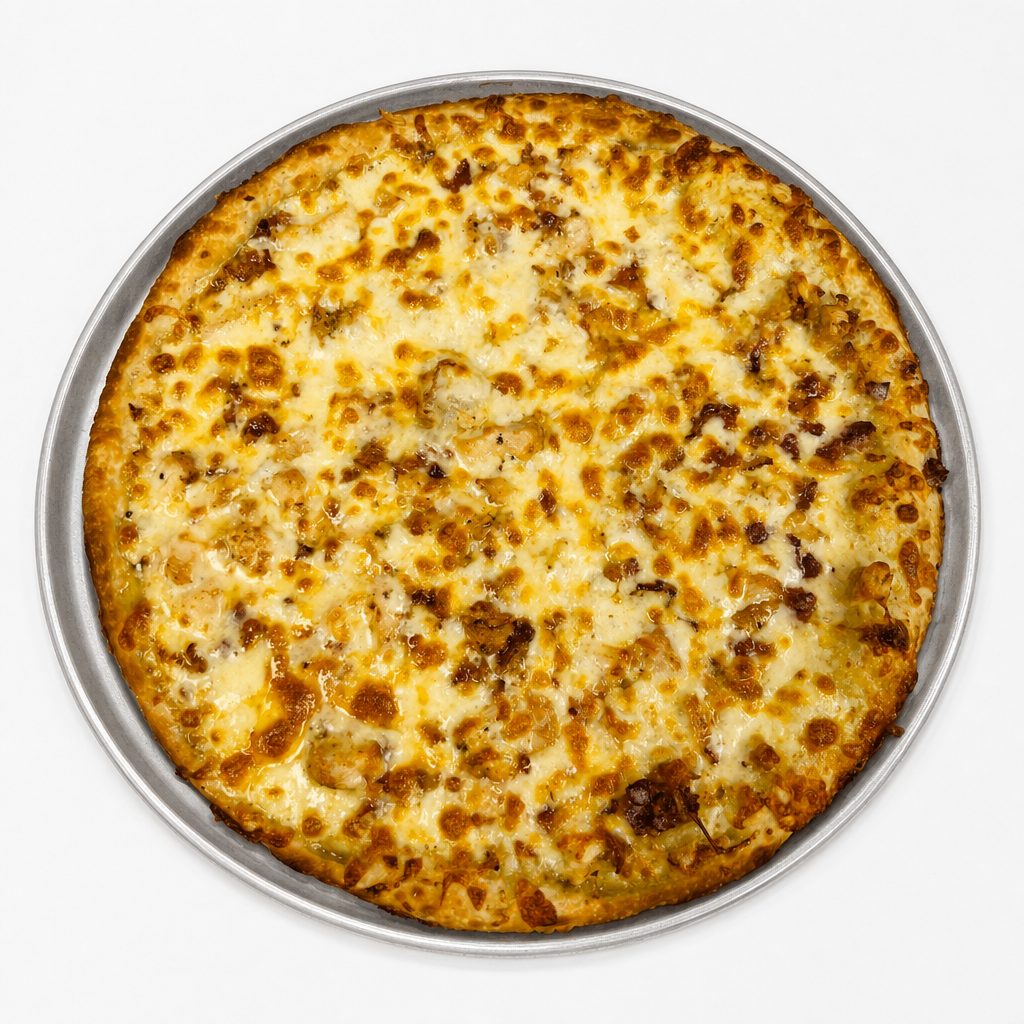 Chicken Bacon Ranch Pizza.