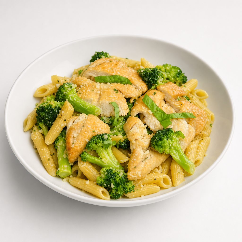 Chicken & Broccoli.