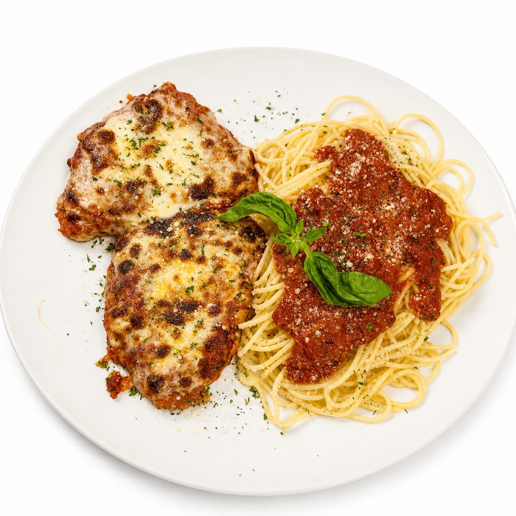 Chicken Parmigiana.