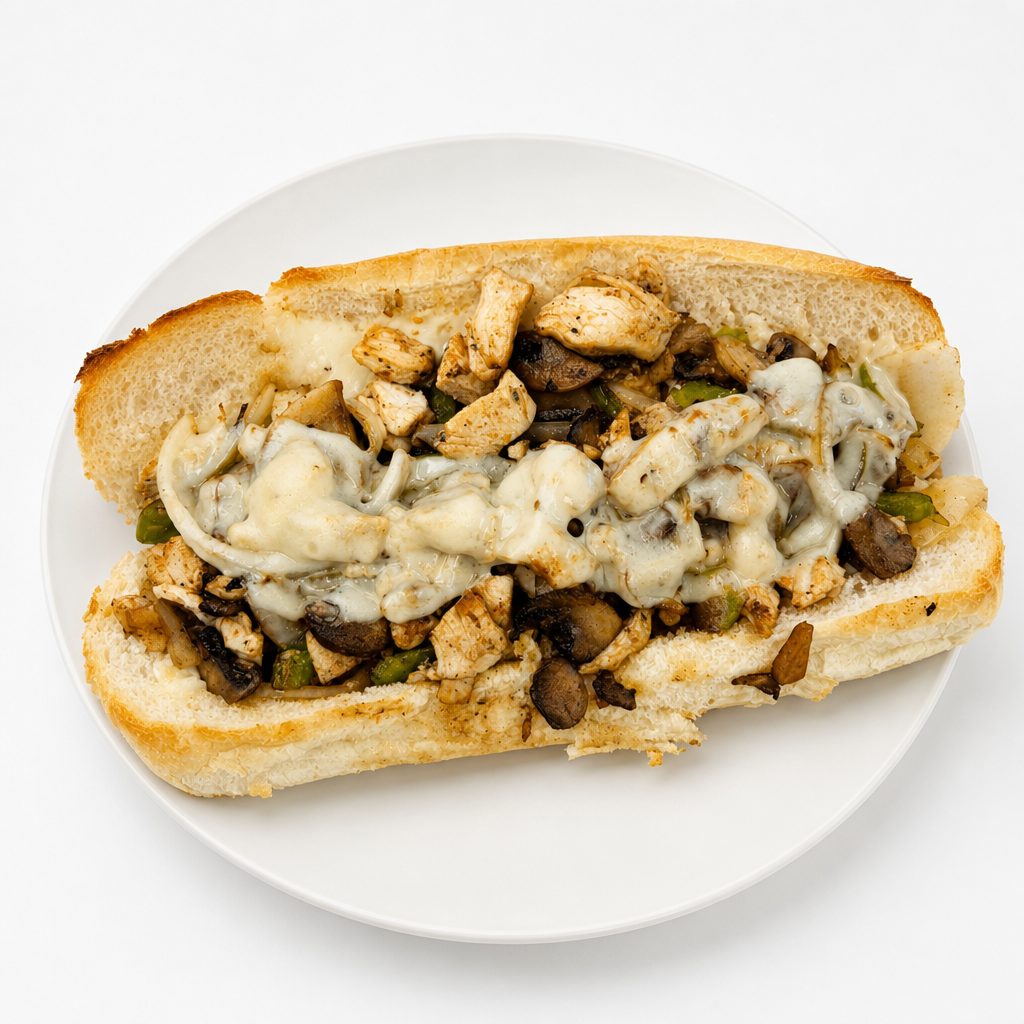 Chicken Bomb Gourmet Grinder.