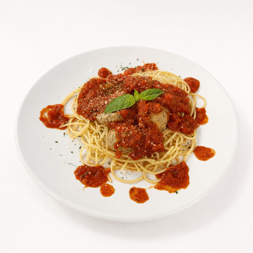 Pasta with Meatballs.