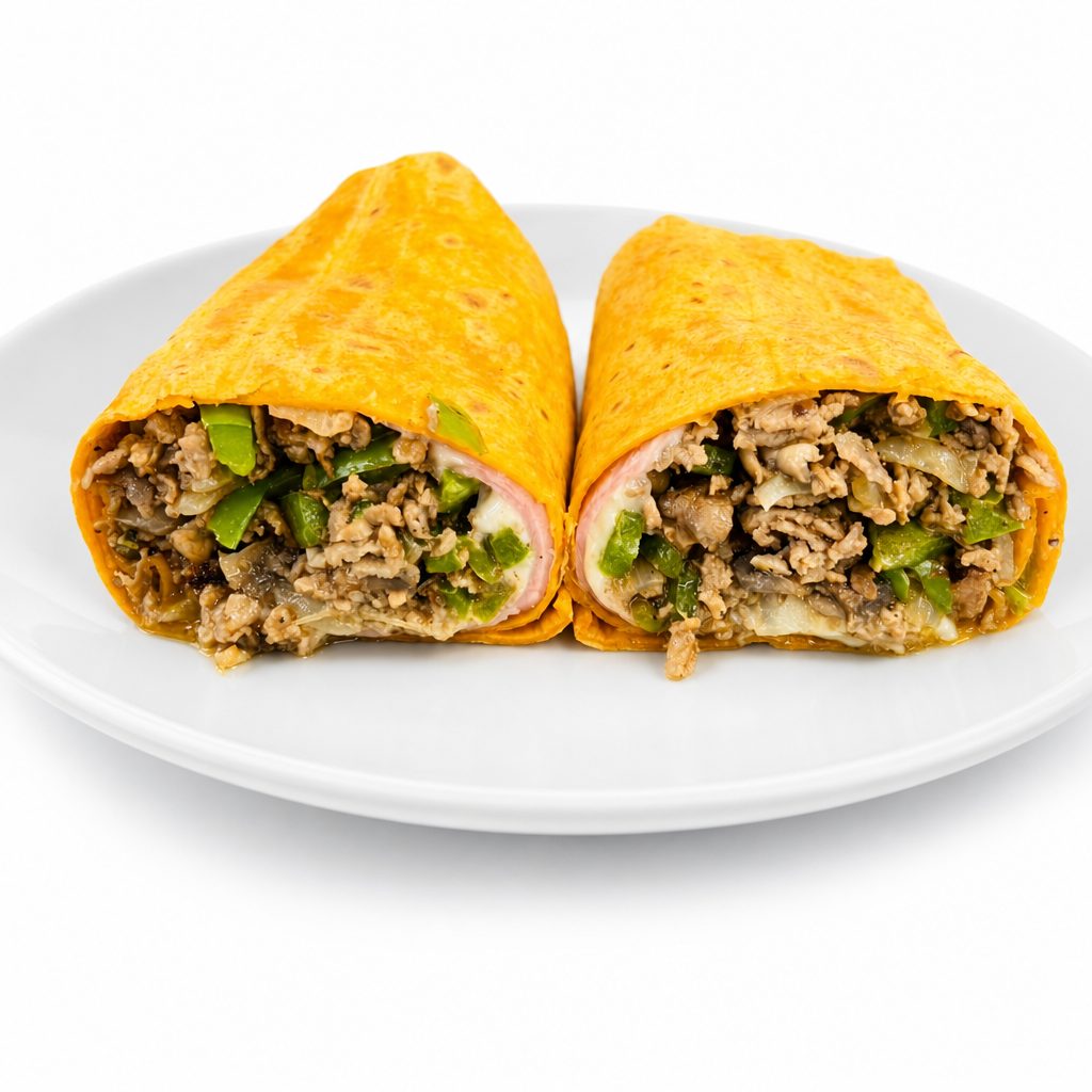 Steak Bomb Wrap.