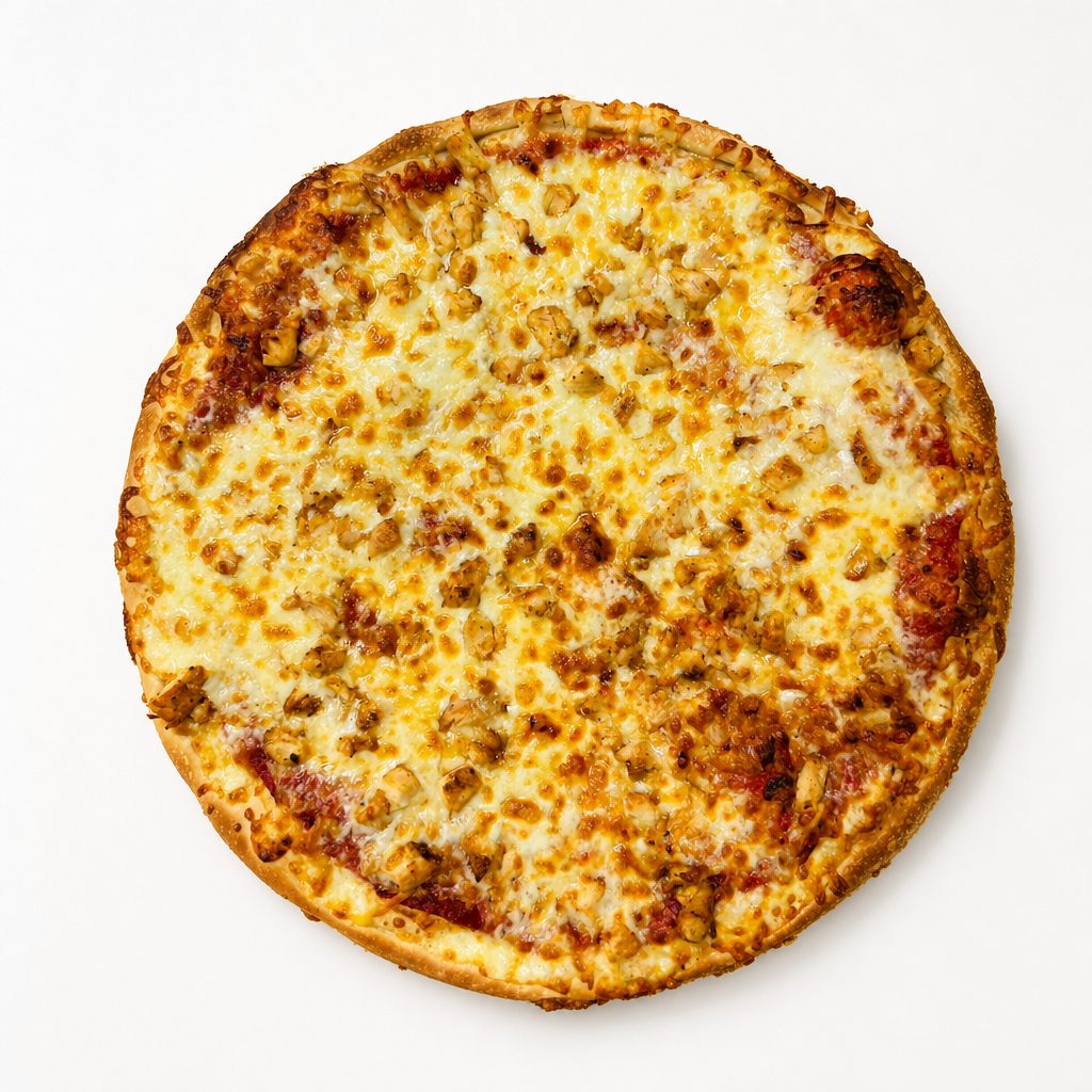 Grilled Chicken Pizza.
