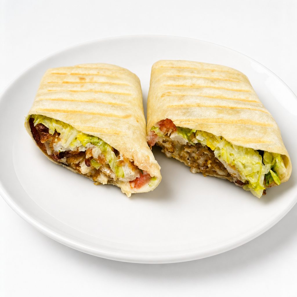 Chicken Ranch BLT Wrap.