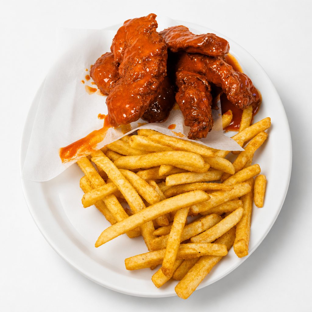 Buffalo Tenders Dinner.