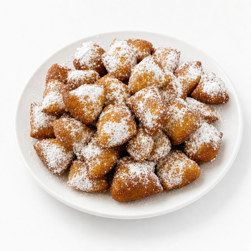 Fried Dough With Cinnamon & Sugar.