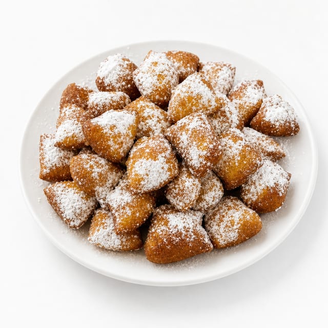 Fried Dough With Cinnamon & Sugar.