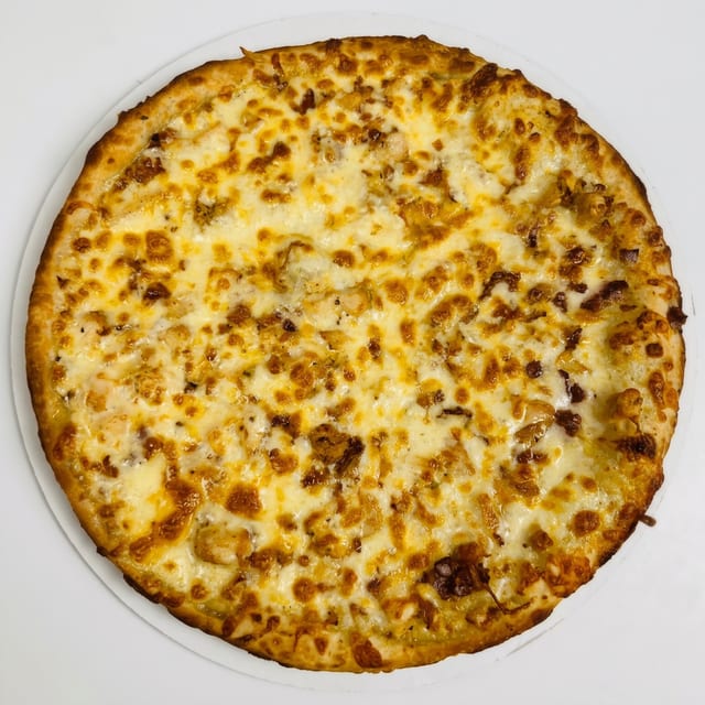 Chicken Bacon Ranch Pizza.