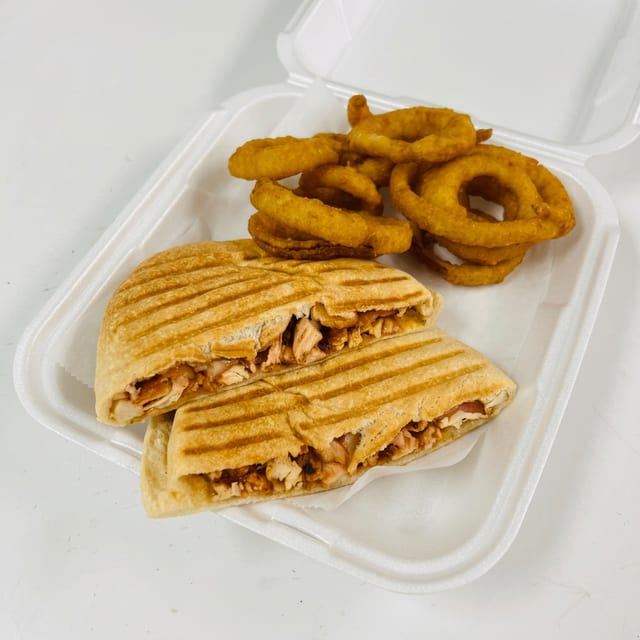 Patriots Chicken Gourmet Pita.