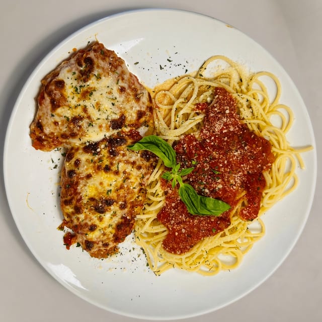 Chicken Parmigiana.