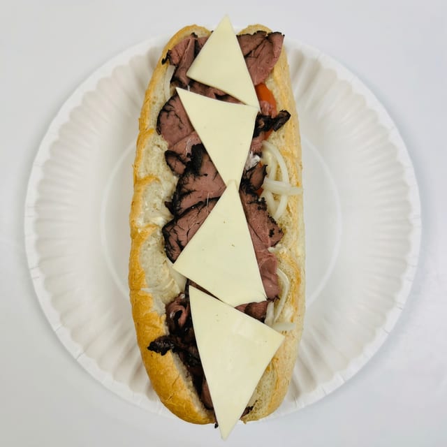 Roast Beef Gourmet Grinder.