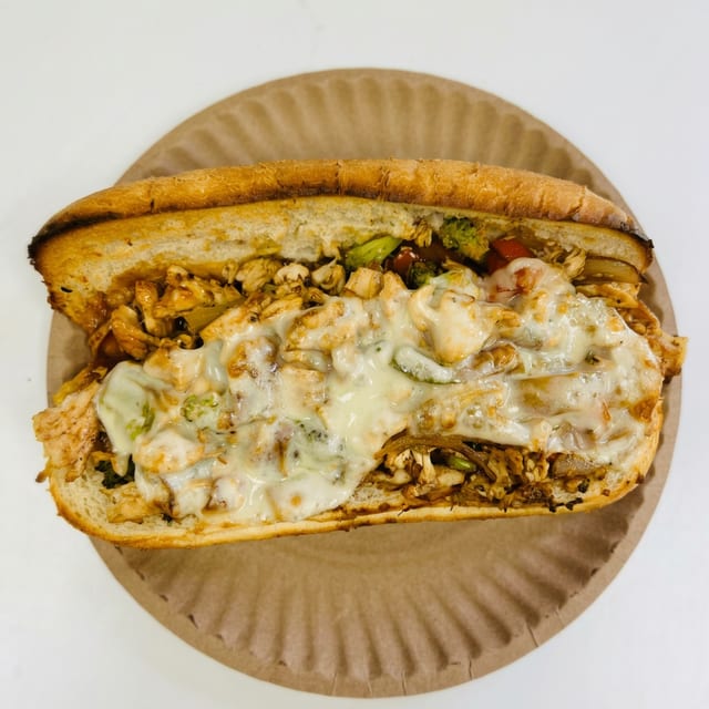 Chicken Stir Fry Gourmet Grinder.