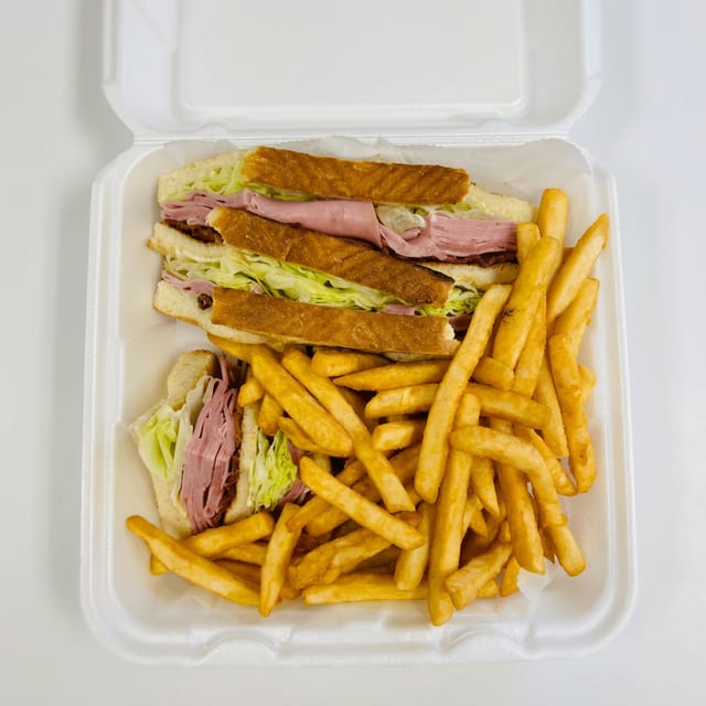Ham Club Sandwich.