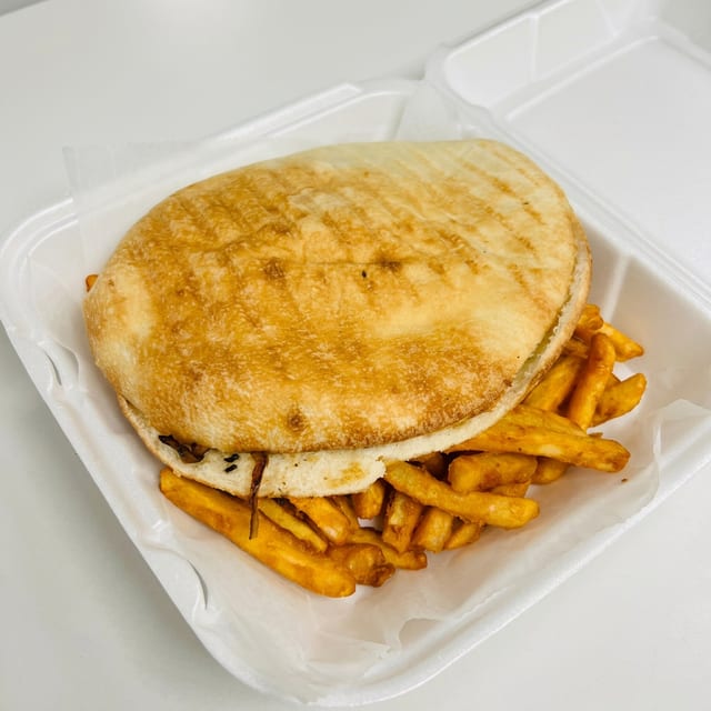 Steak Everything Gourmet Pita.