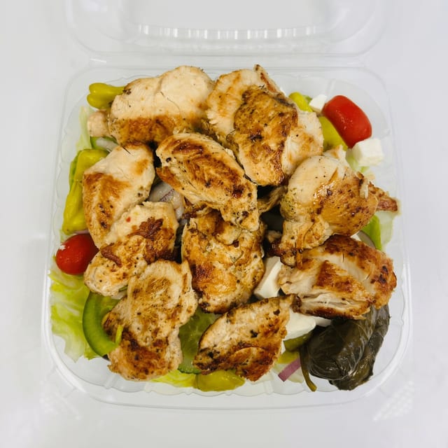 Greek Grilled Chicken Salad.