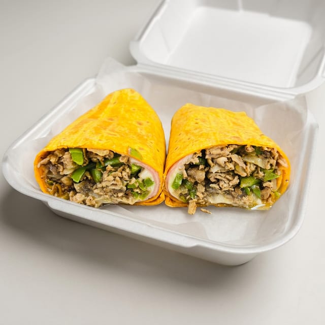 Steak Bomb Wrap.