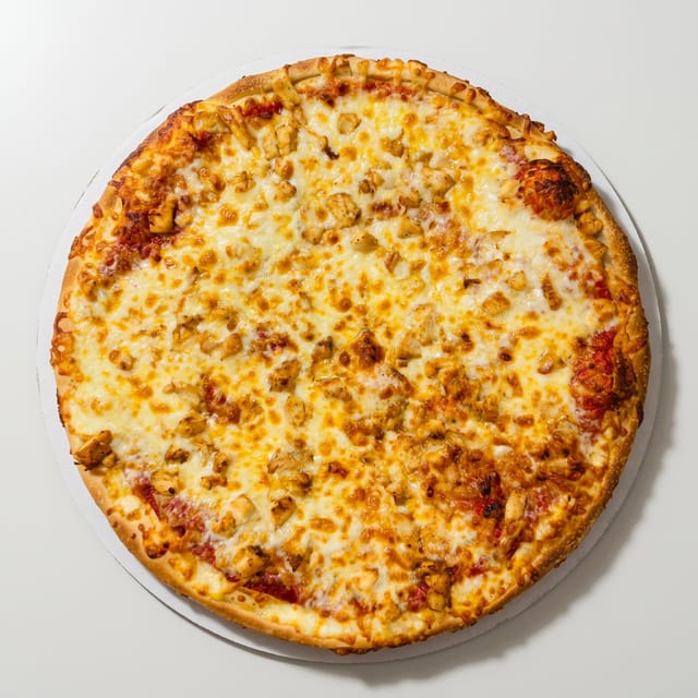 Grilled Chicken Pizza.