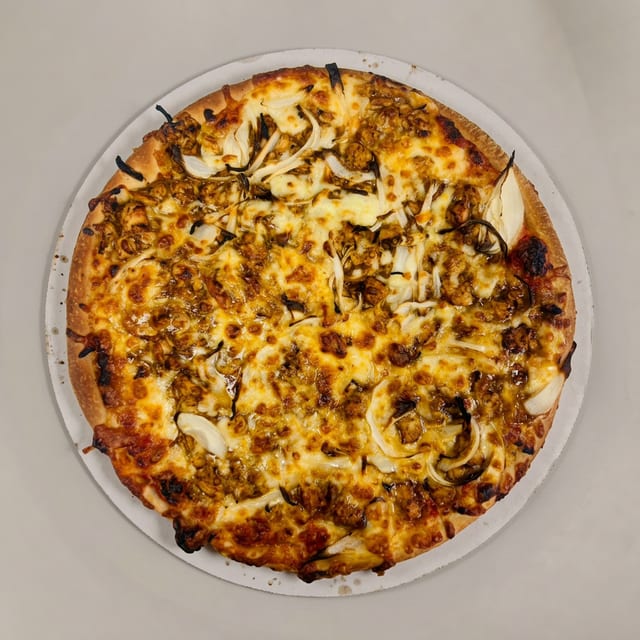 Jamaican Jerk Chicken Pizza.