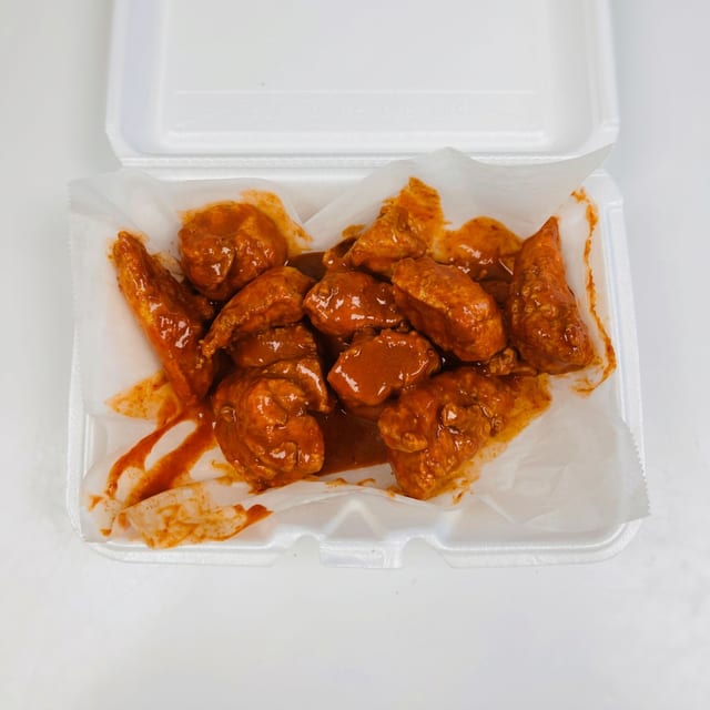 Boneless Buffalo Wings.