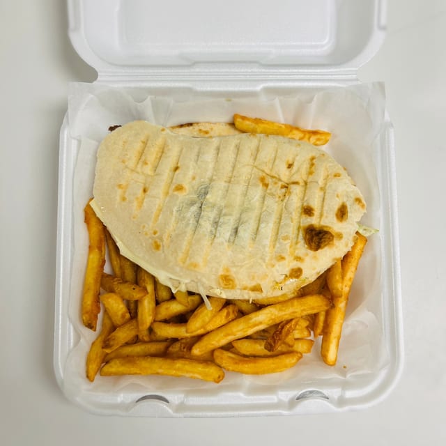 Chicken Bomb Gourmet Pita.