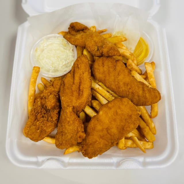 Chicken Tenders Dinner.