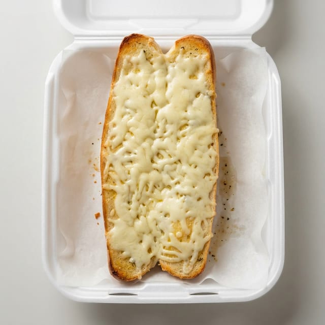 Garlic Bread With Mozzarella.