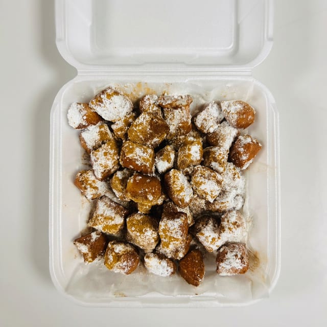 Fried Dough With Cinnamon & Sugar.